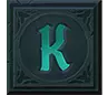 符文 K 符號